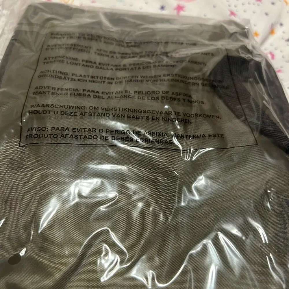 NWT Macy's Black Nylon Pouch Backpack